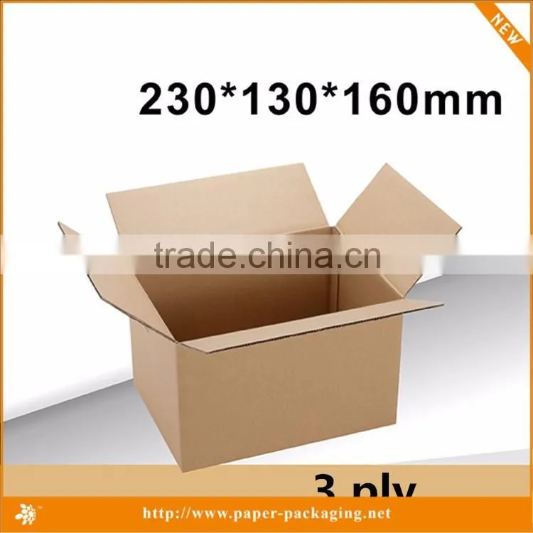 Double wall custom cardboard box with handle