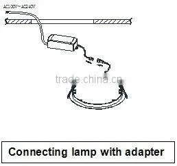 17.9W Cold White LED Panel Light 10in