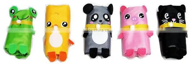 2015 high quality cute animal shape reusable shopping bag