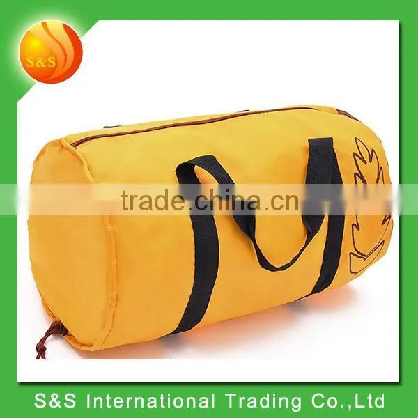 New style bright color barrel light promomtional cheap gym bag