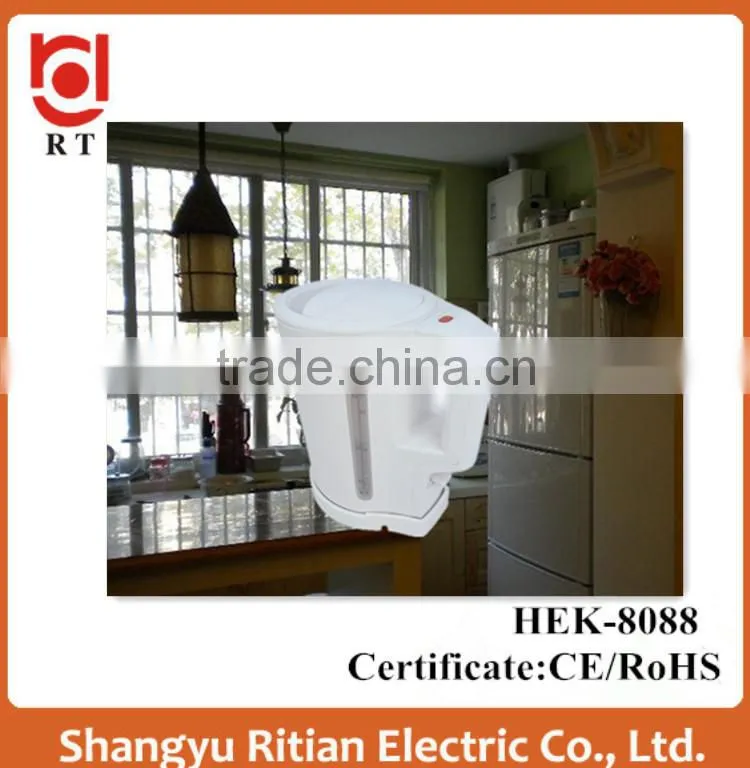 1.7L Cordless plastic electric kettle CE/ROHS/LFGB