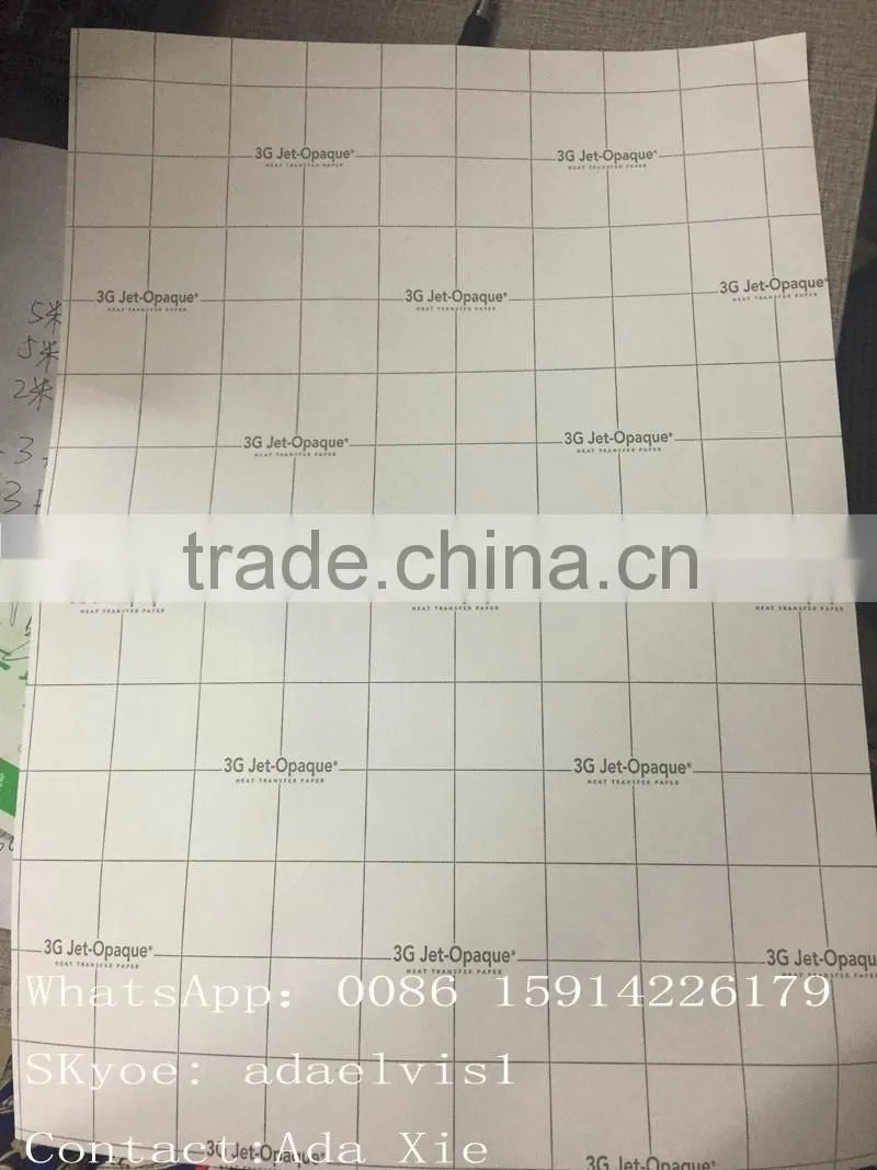 3G jet light heat transfer paper