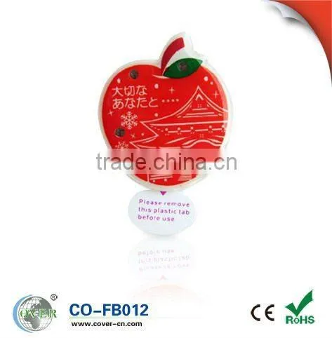 Star shaped LED flashing Badge with Pin&Magnet back