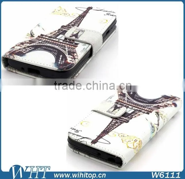 Cell Phone Protective Case for LG L70, Colorful Painting Leather Case for LG Optimus L70