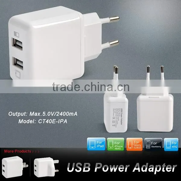 Alibaba phone charger AC Wall Charger EU/US/UK Plug electric Adapter