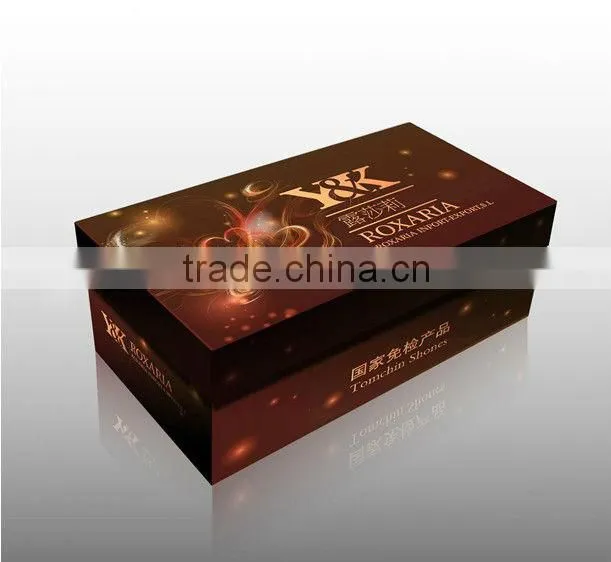 Customize packaging and printing shoe boxes for shoes packing supplier in Guangzhou China