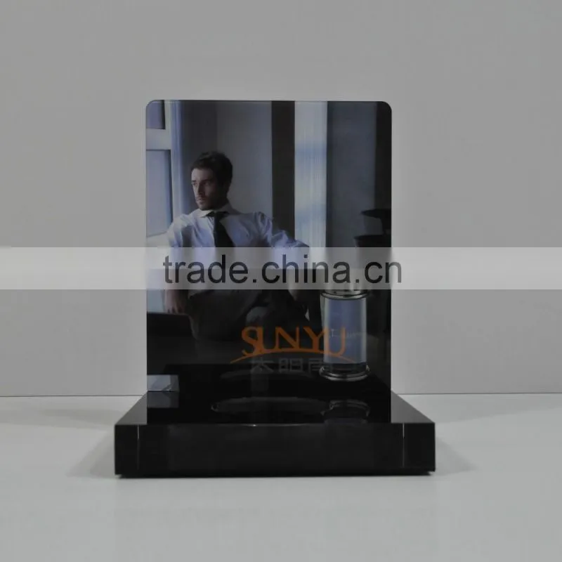 Custom Man Sticker Background Assemble Thick Perfume Stand