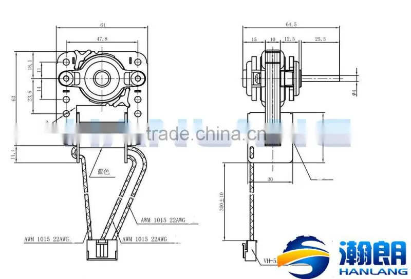 YJ61 blower small fan electric motor