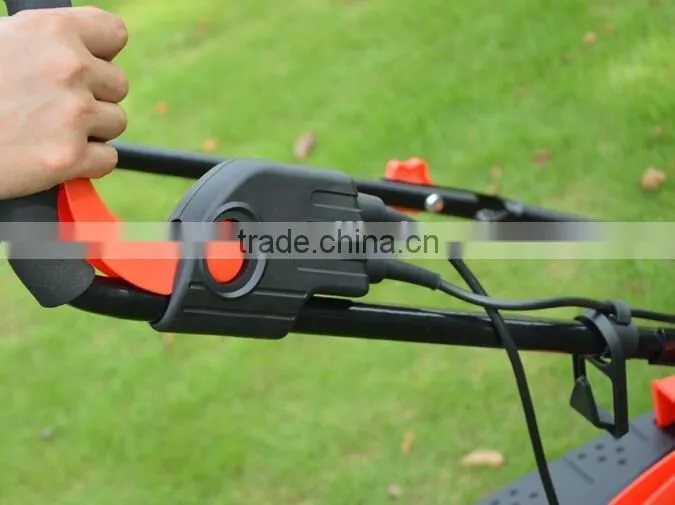 hand push electric 1600w-1800w plastic deck Lawn mower induction motor