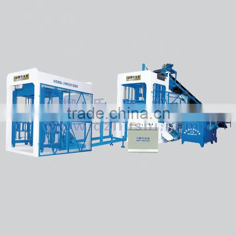 Quanzhou good machine factory for concrete cement brick auto produced machine LS8-15