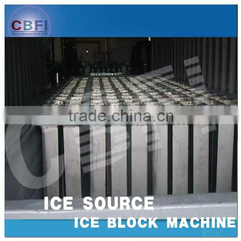flexible pipe installation easy to move block ice plant