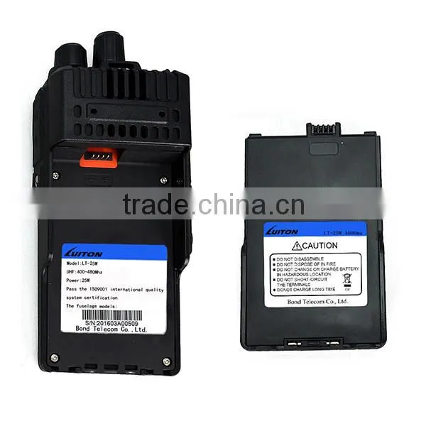 LT-25W LUITON 25W/10W/5W Tri-power optional police handheld two way radio