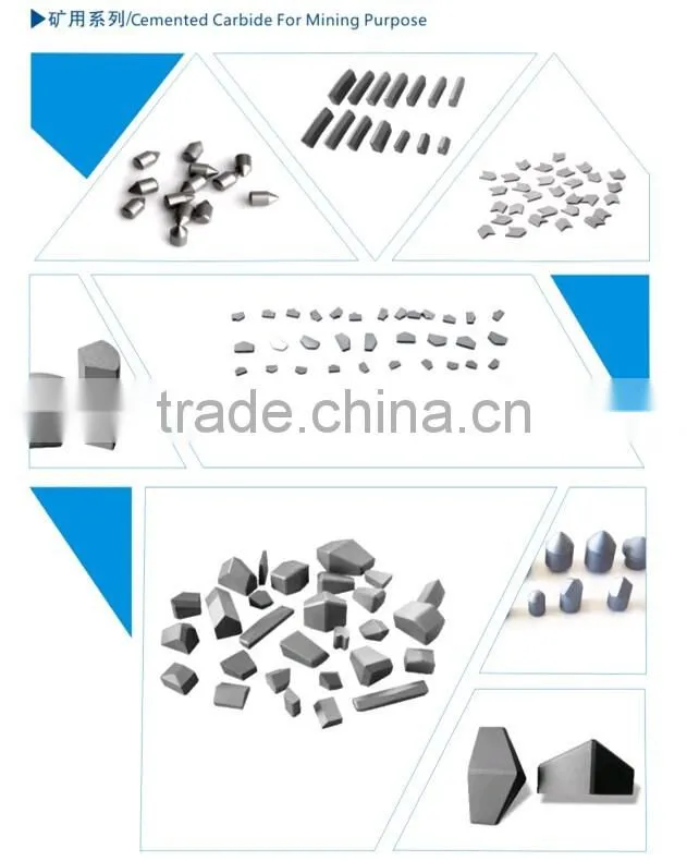 ss10 tungsten carbide material carbide teeth for tricone bit