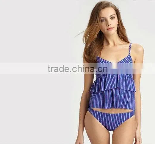 Textile polyester printed single jersey for sexy girl swimwear/ bikini fabric
