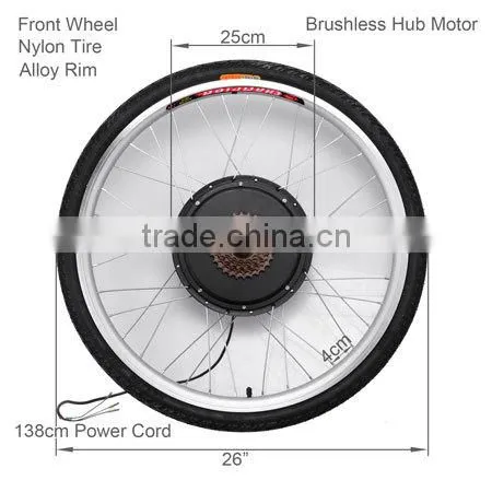 LCD display.48v1000w e-bike conversion rear kit