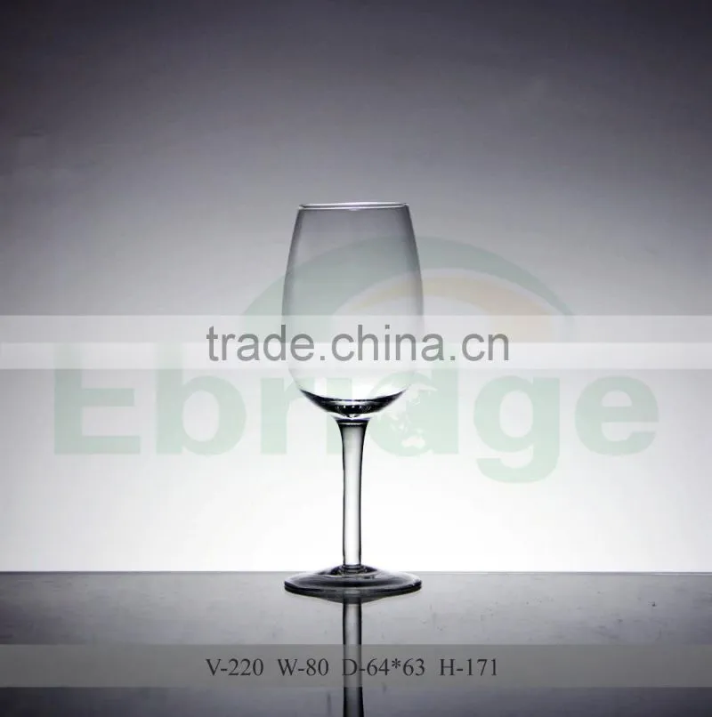 2016 hot sell wine glass cups with handle
