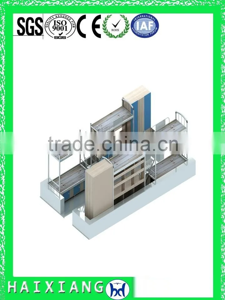 latest aparment bed dormitory bunk bed HXDM019