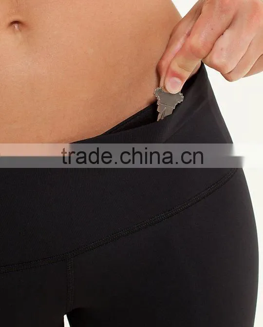 Ladies High Quality 87% Supplex 13% Lycra Fitness Pants Yoga Wear for Women