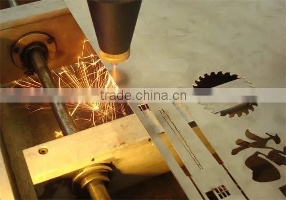 Economy fiber laser cutting machine used for 6mm square pipe cutting