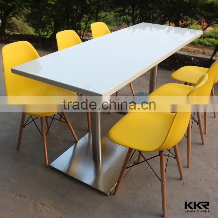Marble top dining table,restaurant dining table and chairs