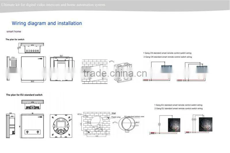 Digital automation home smart control system-Ultimate kit for villa/ house
