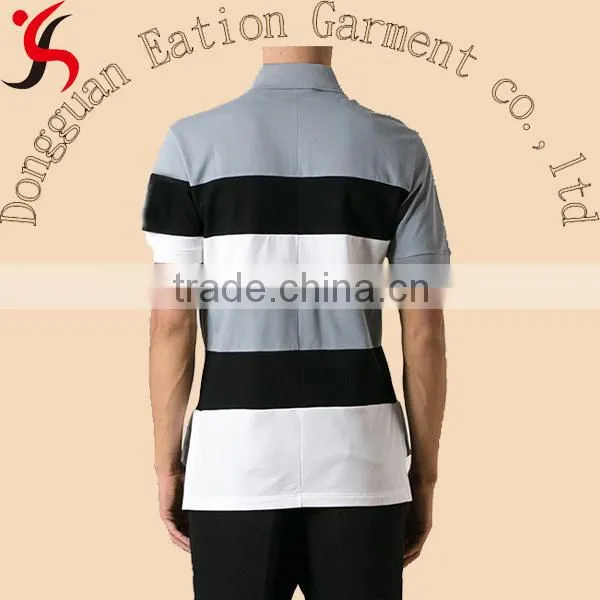 stylish classic stripe vintage varsity polo t-shirt for men