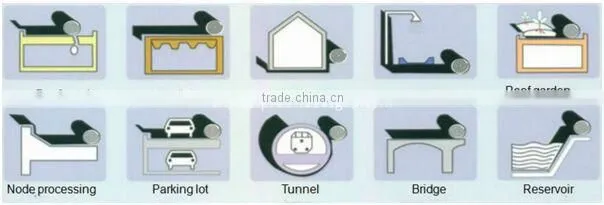 Rubber Composite self adhesive waterproof membrane