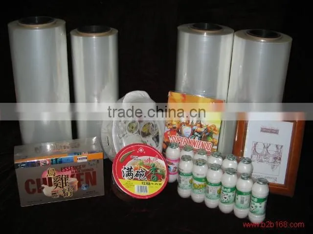 super clear PVC cling film from YIWU wangjiang plastic Co.,Ltd