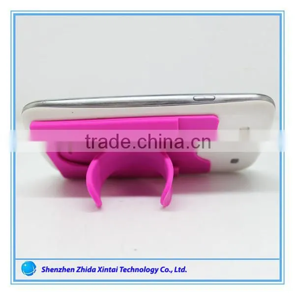New Arrival Silicone Sitcky Name Card Holder for Phone