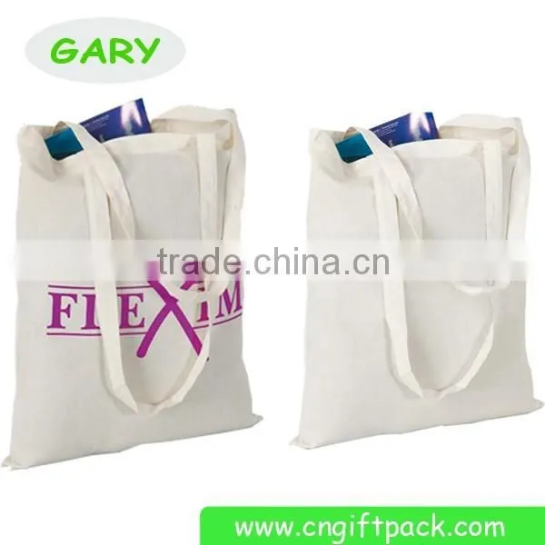 Natural Raw Cotton Canvas Tote Bag for Dance Promotional