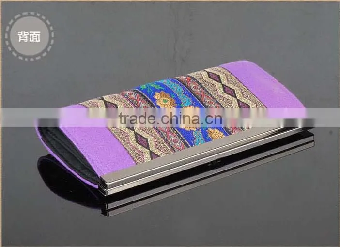 National vintage lady clutch tote hand purse girls beautiful money clip wallet