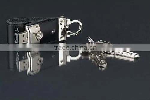 free logo leather usb flash drive 4gb 8gb