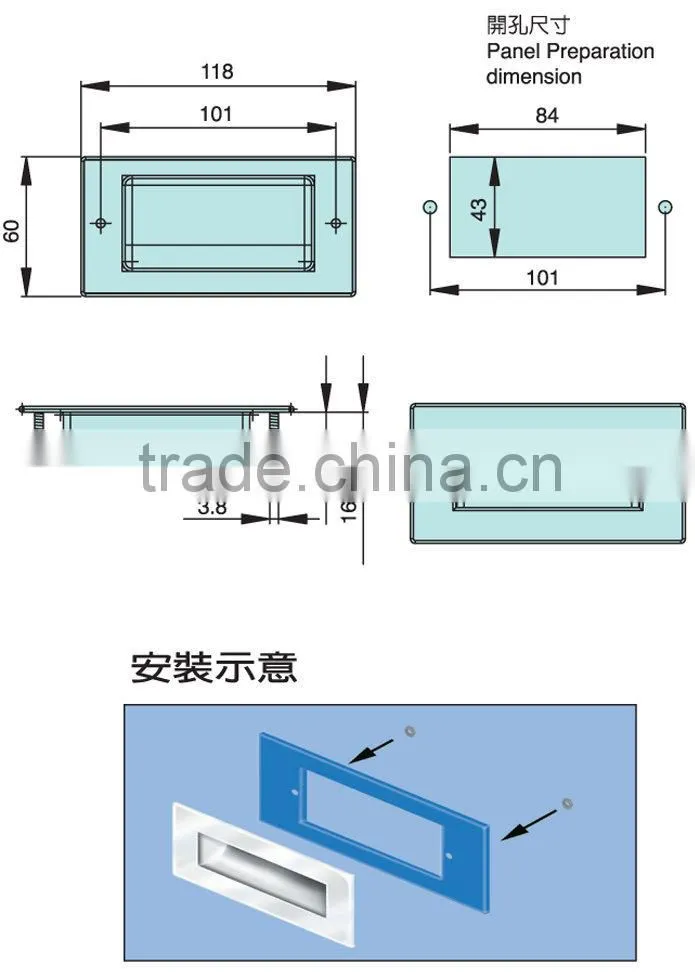 Harbor facilities, kitchen equipment,Furniture Stainless steel cabinet pull