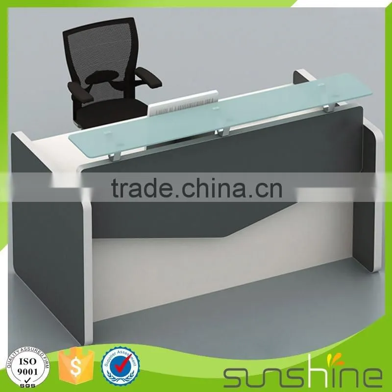 KB-RD02 Top Quality Office Furniture Hot Sell Office Use Furniture Particle Board Reception Desk