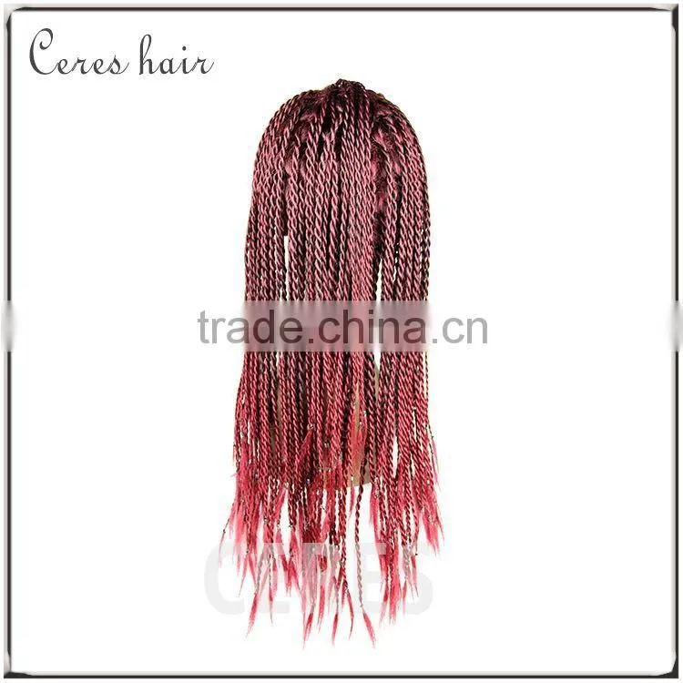 African american synthetic lace front wig braided wigs for black women