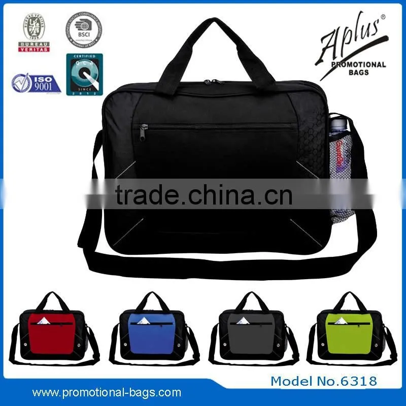 polyester wholesale office briefcase for men with bottle holder