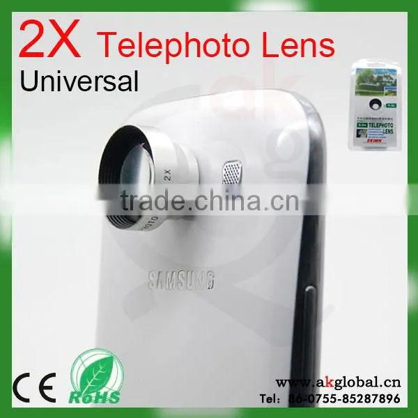 2X Telephoto lens for iphone mobile phone digital camera lens
