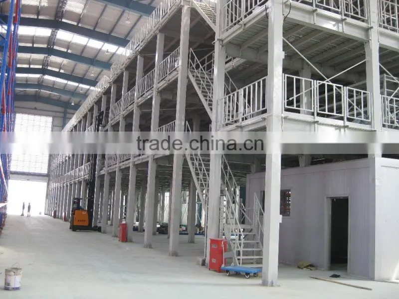 warehouse industrial steel work platform racking system with high standard quality