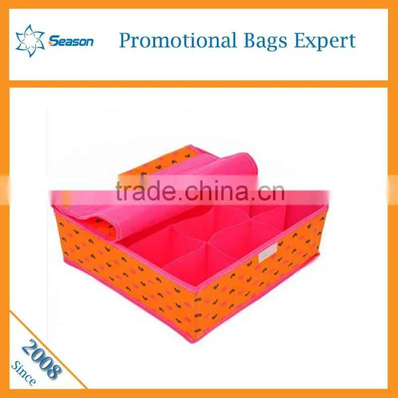 Fabric storage bag underwear storage box collapsible storage box