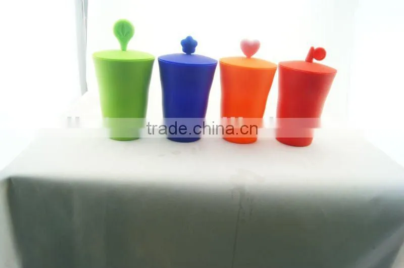 heat resistant silicone baby drinking cup