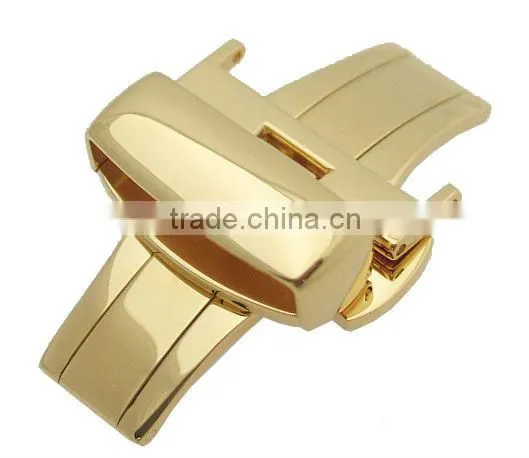 Stainless Steel buckle watch watch clasp and watch buckle with double press button for watches men and men watches