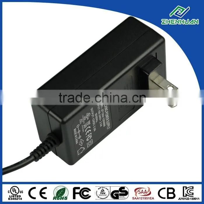 ZF120A-1203000 AC DC 12V 3A power adapter for set top box led light