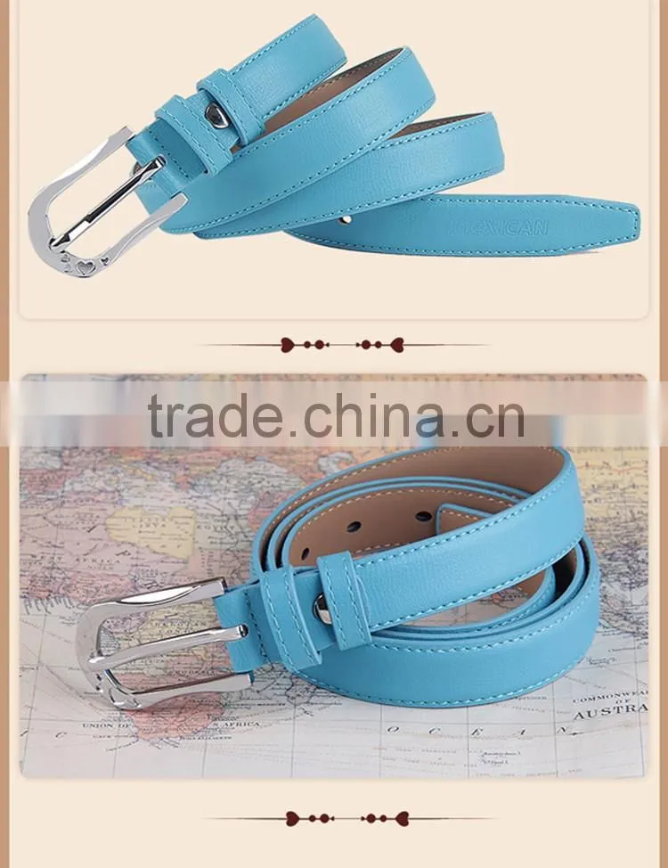 OEM/ODM welcome, genuine leather belt women for hot sell