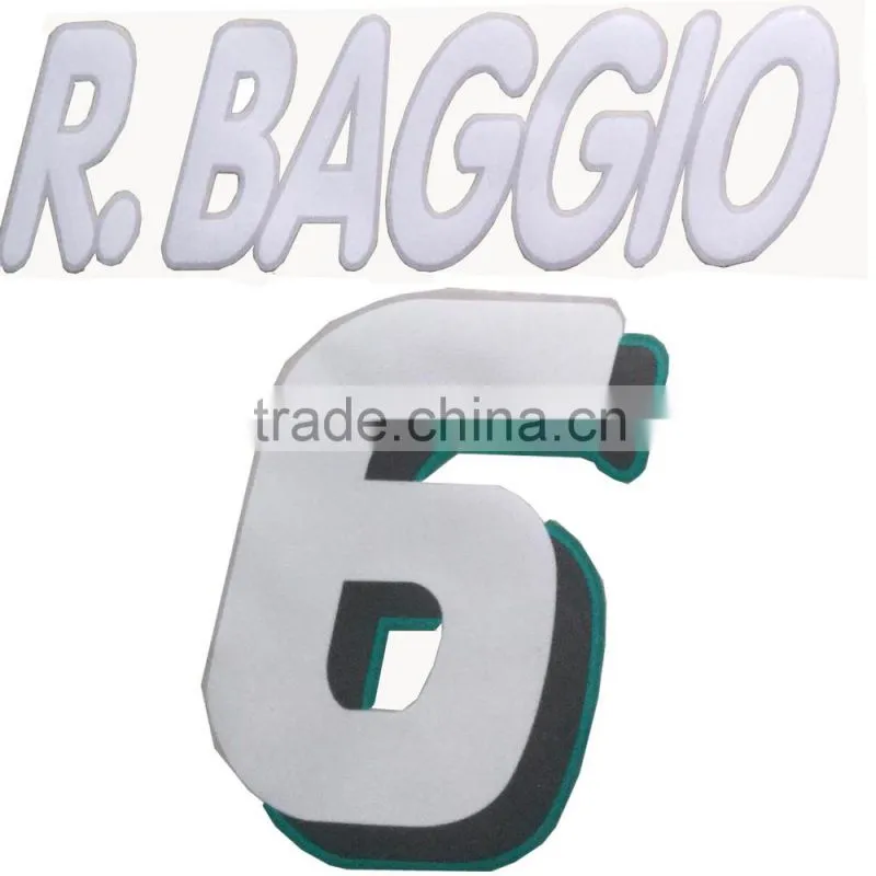 factory direct soccer heat transfer numbers soccer name and number soccer jersey name and number