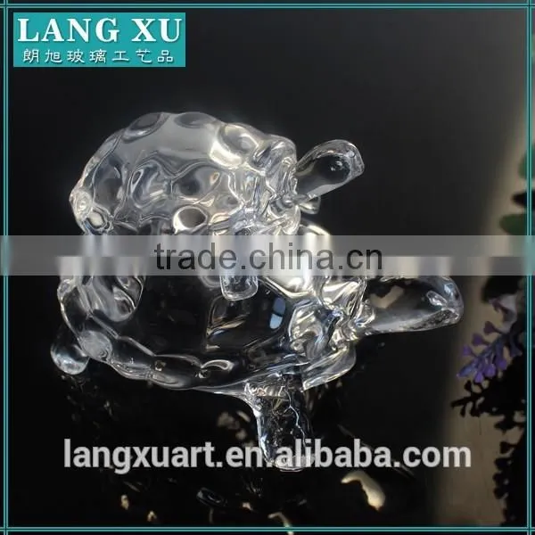 LX-D015 wholesale wedding gift glassware five sizes crystal glass tortoise