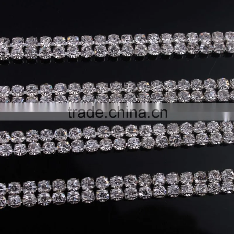 2016 Fashion Jeweled Ornaments Rhinestone Cup Chain for High Heels
