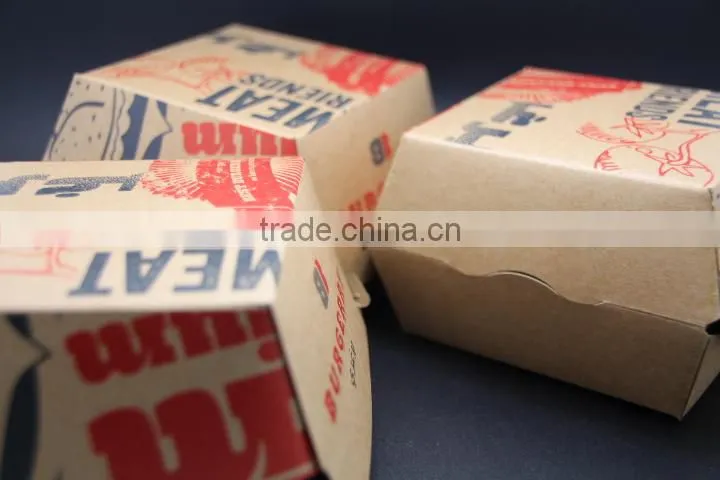 Hot cuatom printed biodegradable take away food pail