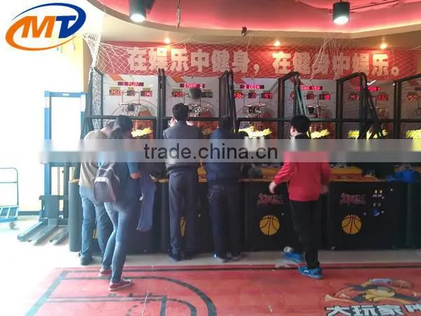 China Mantong sports game machine / arcade game machine basketball shooting games for sale
