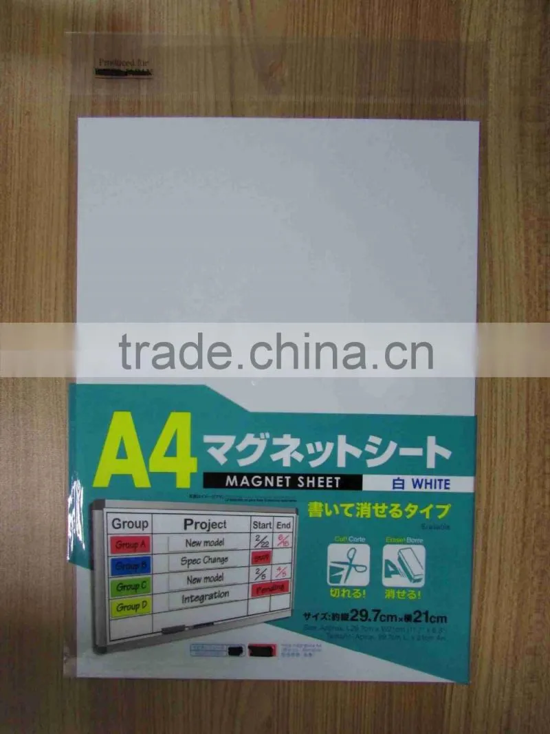 PP DIY Jigsaw Puzzle Magnet Patch ,Can cut shapes fridge magnet! Give up PVC!!!