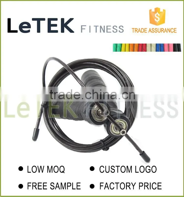 Double Under Adjustable Cable Wire Speed Rubber Jump Rope